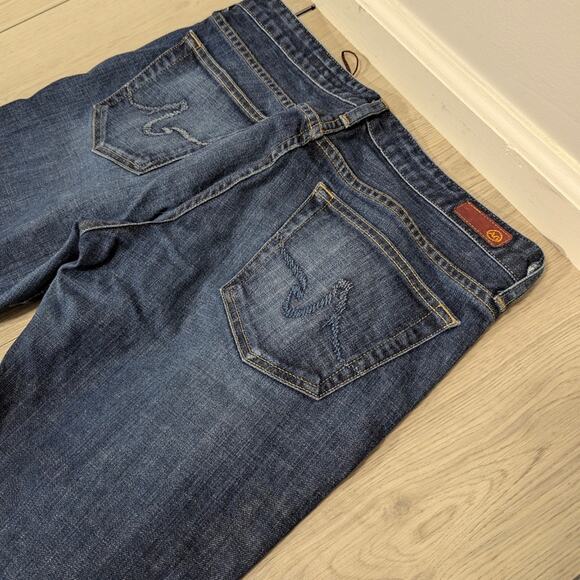 Adriano Goldschmied size 31x29 the Club cut dark wask low rise flare jeans - Picture 4 of 13